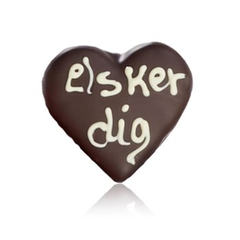 Marcipanhjerte "ELSKER DIG''