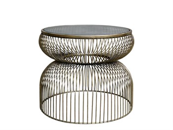 Sidebord med glasplade