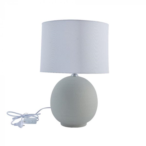 Sienna bordlampe H46,5 cm. sølvgrå, Lene Bjerre Design