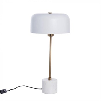 Sofillia bordlampe H53 cm. hvid marmor, Lene Bjerre