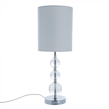 Sille bordlampe H55 cm. sølv, Lene Bjerre