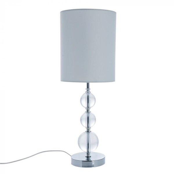 Sille bordlampe H55 cm. sølv, Lene Bjerre