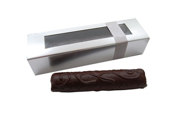 180g Marcipanbrød i cellofan m/sølvæske & Cocoture sølvbånd  