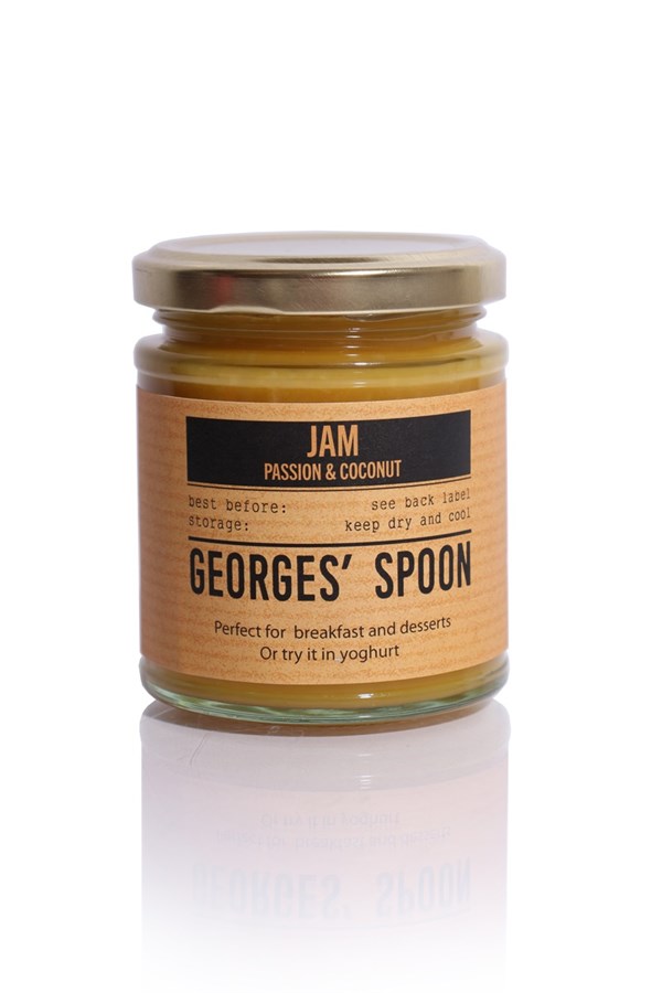 Marmelade - kokos / passion, 215g. Georges´ Spoon