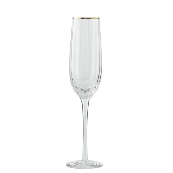 Claudine champagneglas H26,5 cm. klar, Lene Bjerre